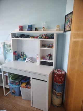 Escritorio Blanco IKEA MICKE 105x50 cm
