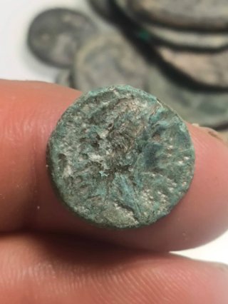 Moneda Romana Mysia Pergamo Antigua