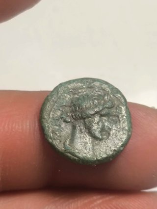 Moneda Romana Mysia Pergamo Antigua