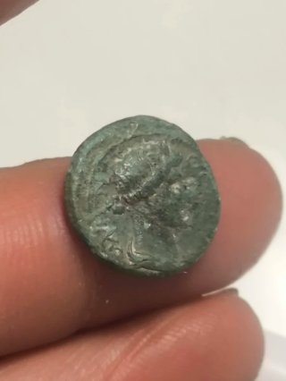 Moneda Romana Mysia Pergamo Antigua