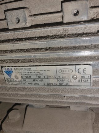 Compresor de aire 5.5 HP 380V