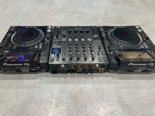 2x Pioneer CDJ-2000NXS2 + DJM-900NXS2 + Flightcase