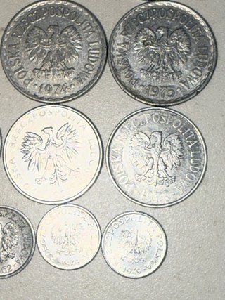 Lote monedas Polonia 2zl, 1zl, 50, 20, 10, 5, 1 gr