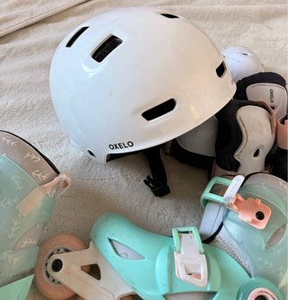 Patines infantiles Oxelo Talla 28-30 + Casco y Pro