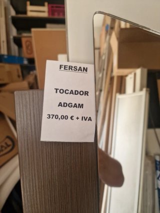Tocador peluquería nuevo madera