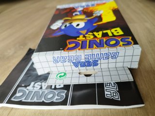 Sonic Blast Sega Game Gear Caja Manual Cartucho