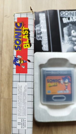 Sonic Blast Sega Game Gear Caja Manual Cartucho