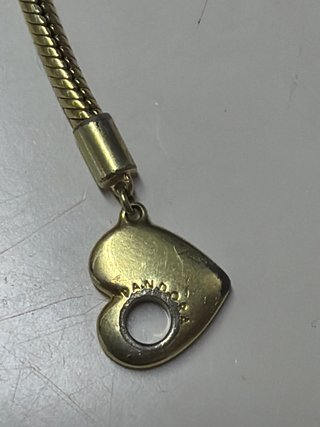 Pulsera Pandora Corazón Dorado