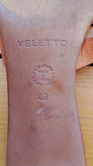 Sandalias Veletto Naranja y Blanco Mariposa