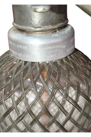 Antiguo sifón de soda Sparklets vintage