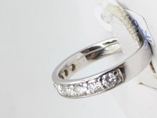 Anillo Oro 18k Blanco Diamantes