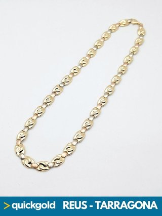 035-02-00867 GARGANTILLA ORO 18K TRICOLOR