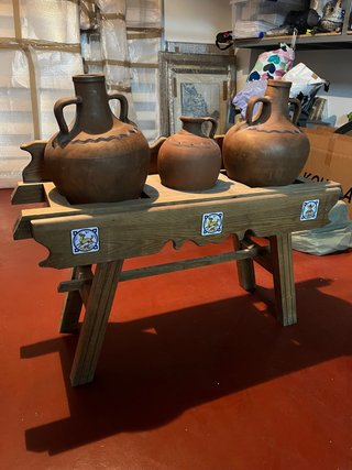 Conjunto 3 Tinajas Cerámica Artesanal