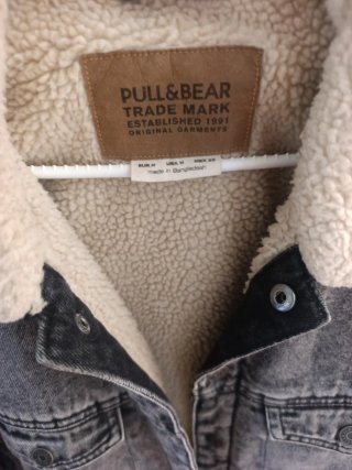 Chaqueta vaquera Pull&Bear forrada hombre