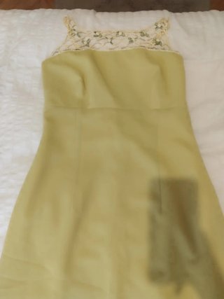 Vestido fiesta verde T.40