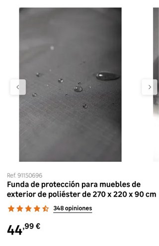 Funda Protectora Muebles Exterior Sunnycover 270cm