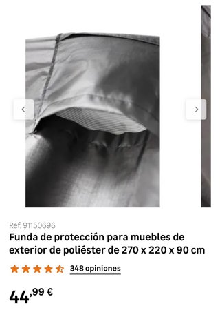 Funda Protectora Muebles Exterior Sunnycover 270cm