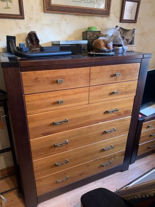 Cómoda Tailandesa Madera y Metal
