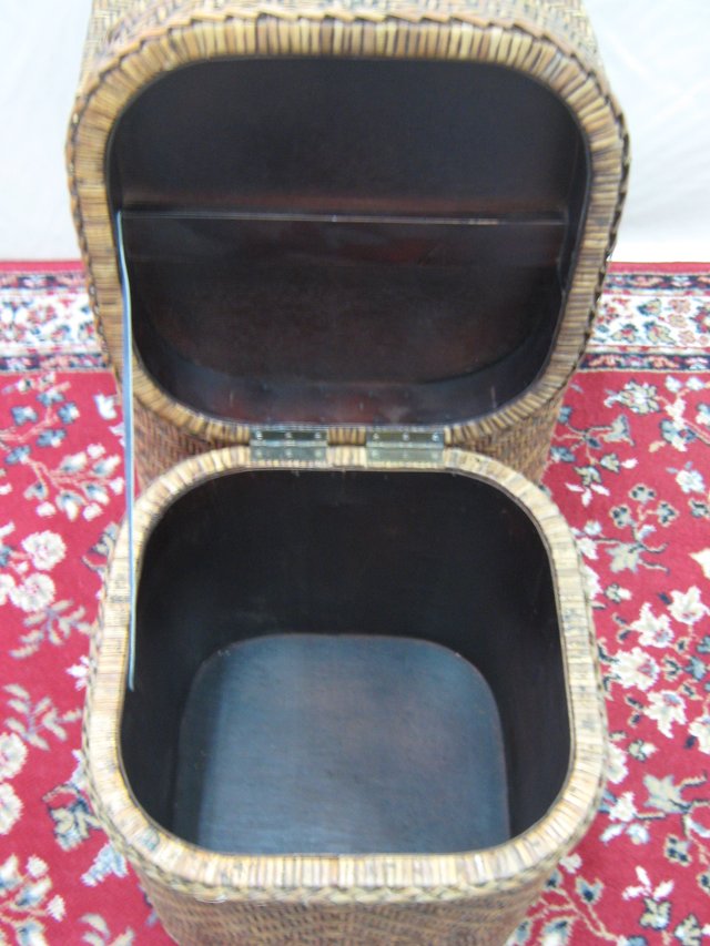 Set di 2 sgabelli Nido in rattan