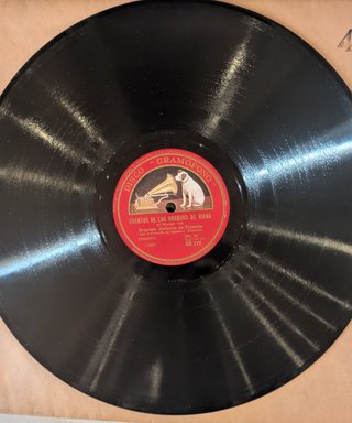 Portadiscos Beethoven con 12 discos 78 rpm
