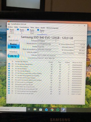 SSD Samsung EVO 840 120GB