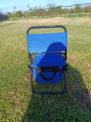 Silla plegable infantil azul