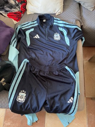 Conjunto Adidas Argentina Azul y Celeste
