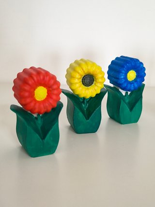 Fiori in gesso ceramico