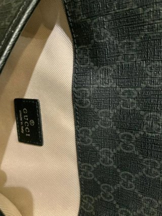 Riñonera Gucci Negra Multicolor