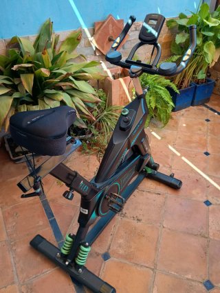 Bicicleta Estática Cecotec Drum Fitt + Funda