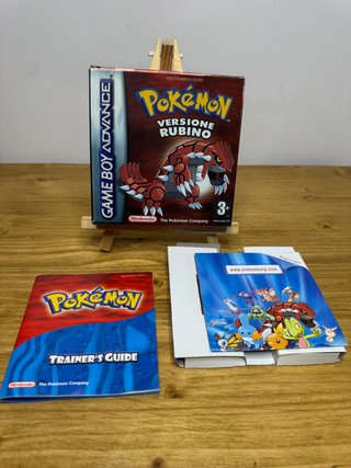 Pokemon Rubino Game Boy Advance Completo