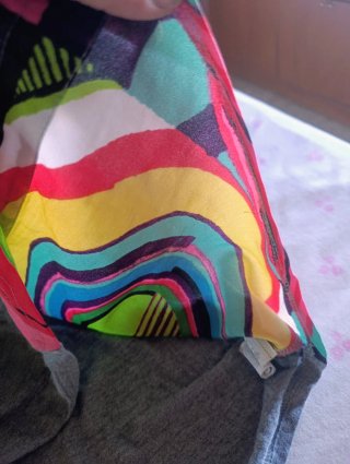 Camiseta  Oversize Desigual/Gasa y Punto/ Talla M.