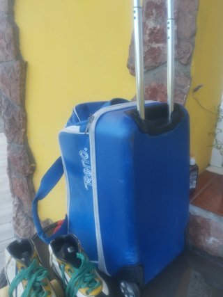 Patines Hockey + Casco + Protecciones