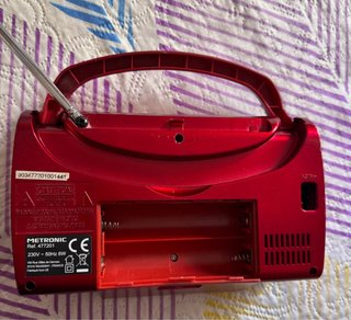 Radio Portátil Metronic Roja