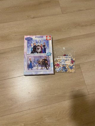 Pack 4 Puzzles Frozen Elsa y Anna