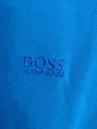 Camiseta Polo Hugo Boss Azul Talla L
