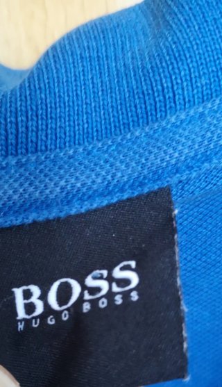 Camiseta Polo Hugo Boss Azul Talla L