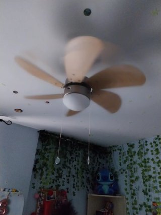 Ventilador de techo con luz