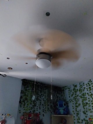Ventilador de techo con luz