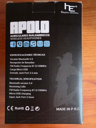 Auriculares Bluetooth APOLO Plegables. Nuevos