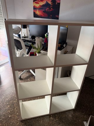 Estantería modular blanca