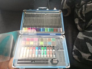 Maletín de pintura completo