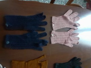 Guanti vintage donna