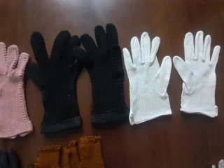 Guanti vintage donna