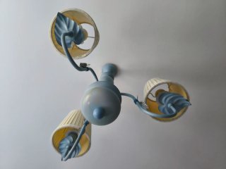 Lámpara de techo infantil azul