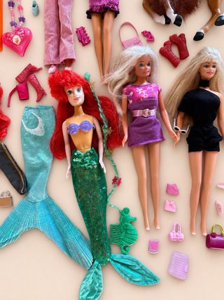 Lote Muñecas y Accesorios Barbie