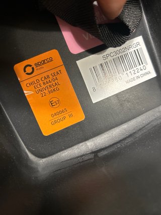 Alzador Sparco Negro