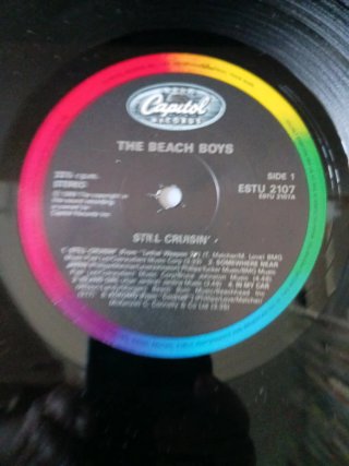 THE BEACH BOYS "Still Cruisin" LP 1989 - England
