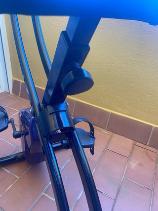 Bicicleta Estática Morada