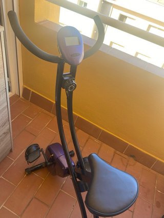 Bicicleta Estática Morada